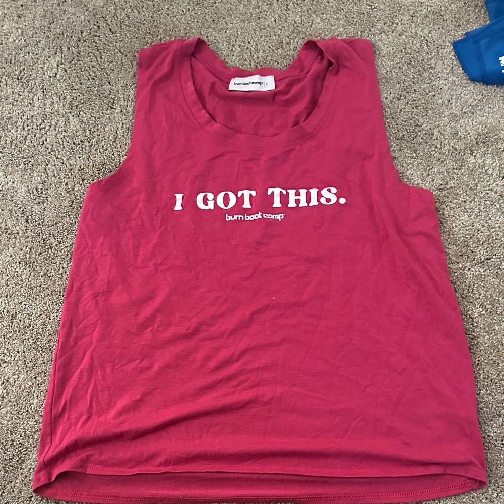 Burn Boot Camp Red Muscle Tee